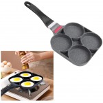 Artensky Poêles à omelette 4 Trous Pan à Crêpes œufs Petits Déjeuners antiadhésifs Outil Ustensiles Cuisson - B08YK6M8156