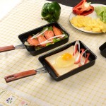 Poele Takoyaki Omelette pour Stovetop et Induction Antiadhésifs Poêle à Frire Oeuf Pancake Japonais Tamagoyaki,Noir - B082F87LK3K