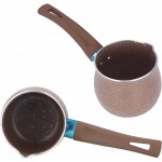 Betued Casserole à Une Main Mini Pot à Lait Ergonomique pour Sauce café Beurre - B09VS1JHFK7