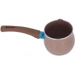 Betued Casserole à Une Main Mini Pot à Lait Ergonomique pour Sauce café Beurre - B09VS1JHFK7