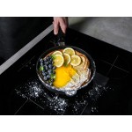AMT Gastroguss Poêle à frire en fonte d'aluminium avec revêtement anti-adhésif Lotan® pour une cuisson sans matière grasse Ø 20 cm Hauteur 5 cm - B01KHIW11UD