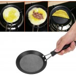 Mini poêle à frire antiadhésive petite poêle à crêpes ronde en fer mini poêle à œufs pour la cuisine à domicile - B08RRH8YFGR