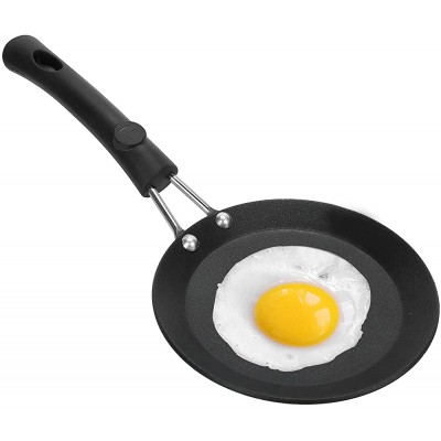 Mini poêle à frire antiadhésive petite poêle à crêpes ronde en fer mini poêle à œufs pour la cuisine à domicile - B08RRH8YFGR