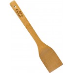 Poêle en fonte avec manche en bois amovible et spatule Fonte Normaler Rand 28 cm - B07G24RW54Y