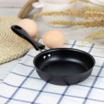 Poêle en fonte de 12 cm mini-poêle mini-poêle en aluminium robuste poêle à blini poêle à œufs à longue poignée petit-déjeuner portable poêle à frire antiadhésif - B0863VY6G3I