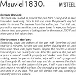 Mauviel1830 M'Steel 365324 Poêle à crêpe acier 24 cm - B000T5Q0EGL