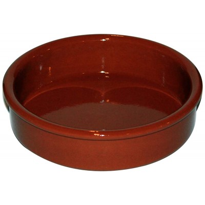 Amazing Cookware Plat rond en terre cuite Marron 13 cm - B00ATO57UAE