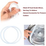 XLOOYEE Joint Autocuiseur Silicone 2 Pièces Anneau Silicone Autocuiseur Anneau d'Étanchéité Autocuiseur Pot à Bague d'Étanchéité pour Autocuiseur Remplacement Autocuiseur Silicone Diamètre 24cm Blanc - B08YNLGVHY7