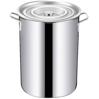 HEAVY 304 Induction Pot en Acier Inoxydable Pot de Cuisson Grand Pot de capacité Marmite avec Couvercle Convient for différentes Sources de Chaleur -30cm - B0824BMZ57G