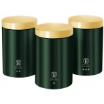 Berlinger Haus Emerald Collection Lot de 3 canister BH 6272 Emerald acier inoxydable 18 8 - B0856LC2PT9