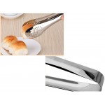 LZZR Clips alimentaires en acier inoxydable Clips alimentaires clips gâteau pain clips Clips de cuisson Anti-échaudage Color : Silver - B08P47NDYF1