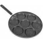 Hemoton Poêle à Oeufs 7 Tasses Antiadhésif Alliage D'aluminium Frit Omelette Cuiseur à Oeufs Suédois Crêpe Plett Crêpe Poêle Cuisine Cuisine Gadget - B088ZXXCCQG