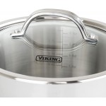 Viking 4013-3003N Casserole à soupe contemporaine en acier inoxydable 3 plis Argenté 3,4 l - B074NDJNXRZ