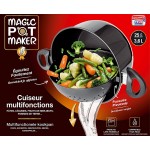 Kitchen Pro Faitout 25 cm Magic Pot Maker avec Passoire Pivotante Intégrée et Revêtement Antiadhésif - B085GKDN4Z7
