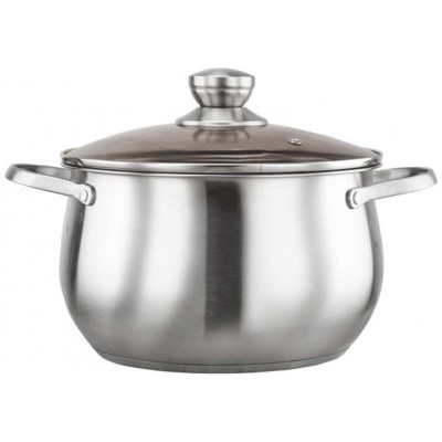 LINGZHIGAN Pot à soupe Pot en acier inoxydable épaississant Double fond Pot à soupe Pot à bouillie de grande capacité Size : 26cm - B07WHGPF792