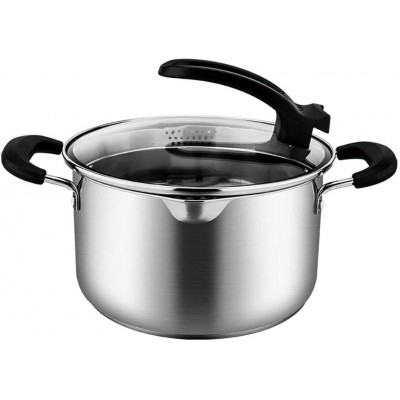 LINGZHIGAN Pot de soupe 304 Pot en acier inoxydable à double fond peut être un pot vertical - B07WCTP5T5K