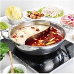 WANGYAN Soupe en acier inoxydable Pot Pot Pot Pot Induction Cuisinière Spécial Pot Spécial Pot Double Soupe Clear Soup Pot Cuisinière Cuisine Cuisine Color : 36cm - B09VL1GLNCE