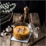 WANGYAN Soupe en verre de ménage Porridge pot à micro-ondes chauffage chauffage transparent résistant à la chaleur bol en verre cuisine outils de cuisson 1.35 1.5L - B09VXT68WJB