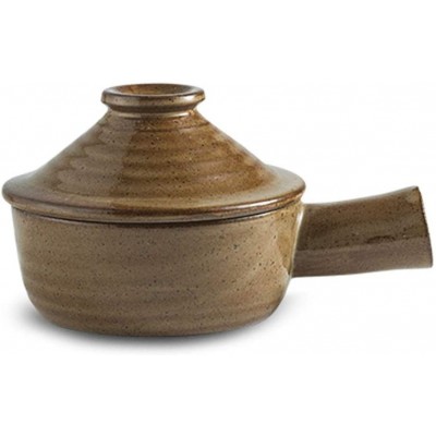 PIANA Céramique Milth Pot Pottery Brut ménage Creative Petite Casserole Pot d'argile ménagère Pot de Riz Dîner de Riz Pot de Soupe résistant à la température élevée - B09PF37B3XF