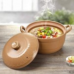 WXYU Pot à Soupe de Cuisine Domestique Pot de Batterie de Cuisine en céramique Haute température Casserole à Vapeur ustensiles de Cuisine multifonctionnels - B09QGQ2DBZC