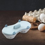 lencyotool Pocheuses à œufs Micro-Ondes | Cuiseur à œufs pochés Cuiseur à Vapeur pour œufs Machine à œufs pochés égouttoir pour Micro-Ondes Gadget de Cuisine Cadeau de fête des mères Bleu - B09V491KKQH