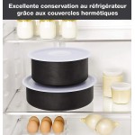 Tefal Ingenio Expertise Lot 2 poêles 24 28 cm Batterie de cuisine induction + four Poignée amovible brevetée Revêtement antiadhésive Empilable et pratique Fabriqué en France L6509205 - B01CTWGQQSP