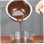 Chaudière chaleur Double Melting Pot en acier inoxydable avec Spatule pour le chocolat au beurre Bonbons Cire 1000ml 400ml 3PCS ustensiles de cuisine Set - B091J194MXJ