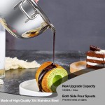 Marmite à double chaudière en acier inoxydable 1000 ml pour la fabrication de chocolats de bougies et de bonbons 963,9 gram - B08LN5WX71Y