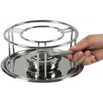 Kela 60127 réchaud pour fondues et wok métal chromé diamètre 23,5 cm hauteur 10,5 cm 'Maxi' - B0014D4JY0B