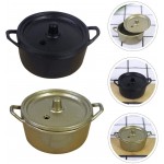 Balacoo 2pcs Mini Soupe Pot Modèles Mini House Cuisine Scène Food Accessoires - B09SBP7JW6R