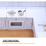 Balacoo 4pcs Miniatures Cookware Modèle Ornement Mini House Decor Decor Maison Direction Décor - B09P7YQXJJX
