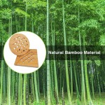 Dessous De Plat Bois Naturel Lot De 4 Dessous De Plat En Bambou Résistants à La Chaleur Sous Plat Pour Les Théières de Plan De Travail De Cuisine - B08PNNK7MV1