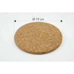 Ikea – Heat – Lot de 3 Dessous de Plat en liège – 19 cm de diamètre - B00DIKBB98B