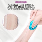 Crystal Hair Eraser Painless Exfoliation Hair Removal Tool Magic Painless Hair Remover Fast & Easy Crystal Hair Removal for Men and Women Apply to Any Part of the Body Black - B09XV1ZBF2V