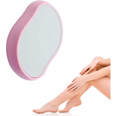 Crystal Hair Eraser Painless Exfoliation Hair Removal Tool Magic Painless Hair Remover Fast & Easy Crystal Hair Removal for Men and Women Apply to Any Part of the Body Pink - B09XV2P9CWU