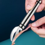 Luxshiny 2pcs en acier inoxydable en acier intimé des couteaux de volaille portables outils douverture intestin - B09QPM3M15X