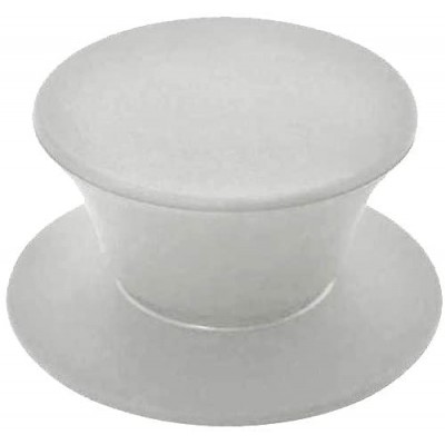 Bouton de couvercle de pot universel en silicone pour couvercle de casserole Gris - B08BFVFZNLB
