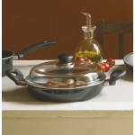 BALLARINI Couvercle en Verre Convexe avec poignée Noire pour marmite de Cuisine - B0001IX9Y0U