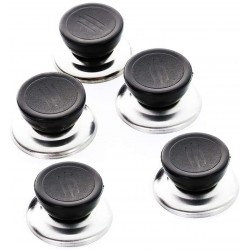 Lot de 5 boutons de couvercle de casserole ronds universels en acier inoxydable - B07K5999WB3