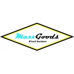 MaxxGoods Couvercle en verre de sécurité avec bord en acier inoxydable et bouton de couvercle Ø 28 cm. - B005C86I9WD