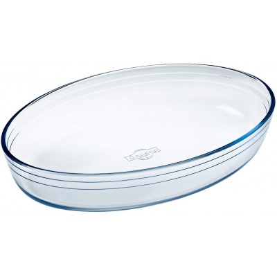 Ô cuisine Plat à  four ovale en verre borosilicate 39 x 27 cm - B005INEA3WP