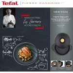 Tefal Pierre GAGNAIRE Heritage Cocotte Fonte d'acier Ronde 19 cm 2,2L Induction E2230204 Noir - B07TTRXJ6NO