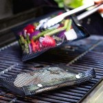 WeiCYN BBQ Grill Mesh Bag Pack de 5 Sacs réutilisables Barbecue antiadhésifs Cuire au Four extérieur Durable Pique-Nique Sacs grillade Color : Black - B08BCBQWGM3