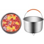 Pot à vapeur Panier multi-fonctions de nettoyage de fruits for cuiseur vapeur anti-brûlure for autocuiseur à riz en acier inoxydable 304 - B07Y4ZGWT3T