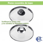 EUROXANTY® Lot de 2 boutons de rechange pour couvercle pour casseroles poignées universelles - B08G8R8LXSK