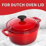 Geieold Poignée du four hollandais pour remplacement poignée remplacement de la poignée dans le bakélite casseroles de four hollandais poignée couvercle casserole 2 set - B09TVVLP7PZ