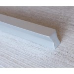 Paire de poignées 480 mm en aluminium – Finition anodisée naturelle – pour meubles de cuisine et ameublement – Fabriqué en Italie. - B08MRTC8WH4