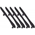 YUPVM Lot de 15 couteaux fourchettes armoires tiroirs poignées de traction de 7,8 cm du centre à centre noir mat - B09PB22YPSU