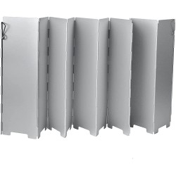 Liudan Plaque Anti-Projections Plaques 10 12 Plateaux en Aluminium Camping Poêle Pare-Brise Panneau de Pare-Brise de Brillante de Pare-Brise avec Sac de Transport Ecrans Anti-Projections - B09FL2WGQ7C